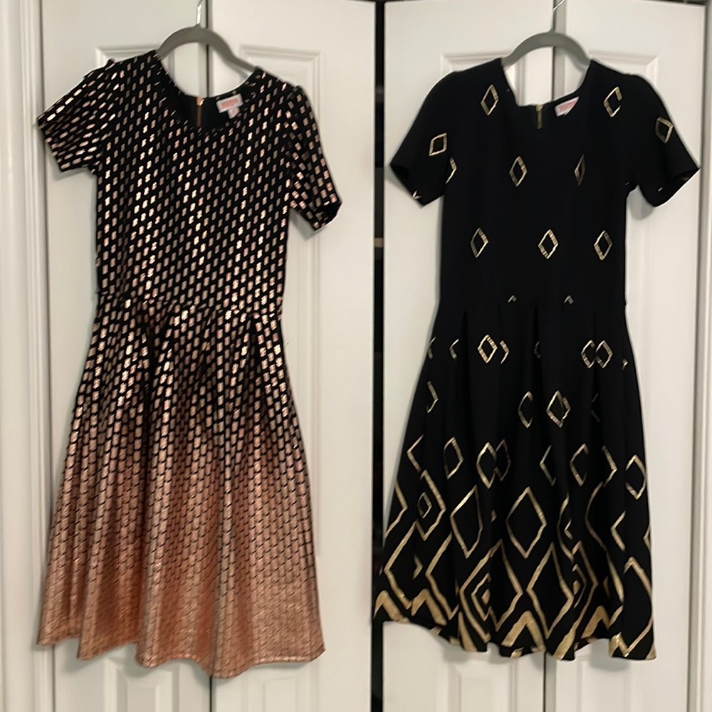 Two lularoe elegant dresses